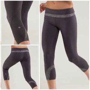 Lululemon Run: Inspire Crop II Heathered Coal